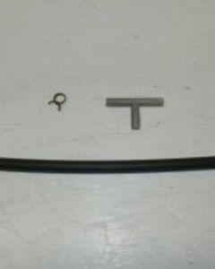 Biddie drinker kit w/hose, tee & (2) clamps